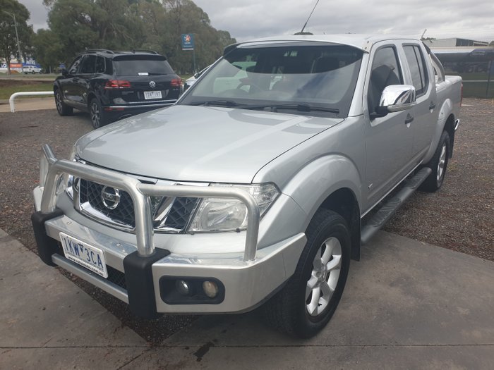 2012 Nissan Navara ST-X D40 Series 5 4X4 SILVER OR CHROM