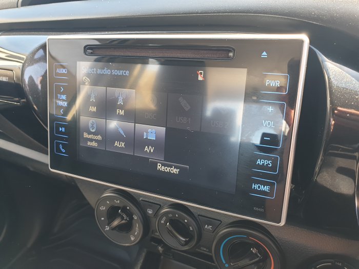 2017 Toyota Hilux SR GUN126R 4X4 Dual Range Glacier White