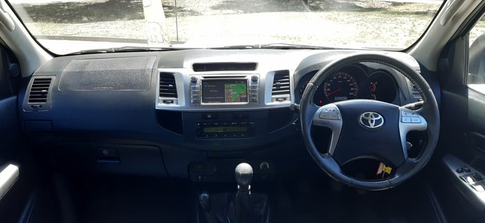 2014 Toyota Hilux Black Limited Edition KUN26R MY14 4X4 Dual Range GLACIER WHITE