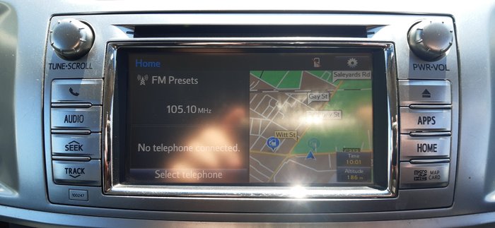 2014 Toyota Hilux Black Limited Edition KUN26R MY14 4X4 Dual Range GLACIER WHITE