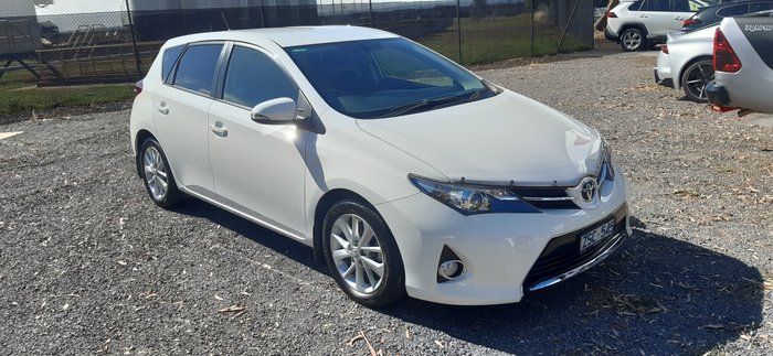 2013 Toyota Corolla Ascent Sport ZRE182R GLACIER WHITE