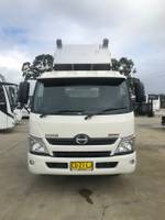 2020 HINO 300 SERIES 616 MEDIUM AUTO ALLOY TIPPER WITH TOOL BOX null null White