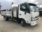 2020 HINO 300 SERIES 616 MEDIUM AUTO ALLOY TIPPER WITH TOOL BOX null null White