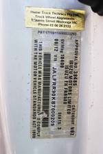 2012 ISUZU FRR500 8 PALLET WHITE