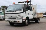 2010 HINO 300 SERIES 716 WHITE