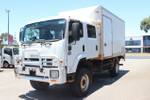 2015 ISUZU FTS800 CREW CAB AUTO 4X4 WHITE