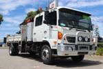 2009 HINO FG 1527 TIPPER AND CRANE WHITE