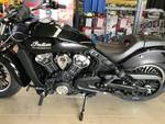 2021 Indian 2021 INDIAN 1100CC SCOUT THUNDER BLACK CRUISER Black
