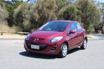 2011 Mazda 2 Neo DE Series 1 MY11 Red