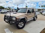 2017 Toyota Landcruiser GXL VDJ79R 4X4 Dual Range Vintage Gold