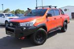2018 Toyota Hilux Rugged X GUN126R 4X4 Dual Range Orange
