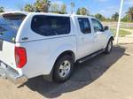 2010 Nissan Navara ST D40 4X4 Polar White