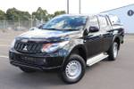 2017 Mitsubishi Triton GLX MQ MY17 4X4 Dual Range Black