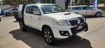2014 Toyota Hilux Black Limited Edition KUN26R MY14 4X4 Dual Range GLACIER WHITE